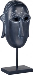 Beliani Figurka maska czarna PAKHA 1