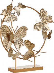 Beliani Figurka motyle złota BERYLLIUM 1