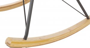 Beliani Fotel bujany welurowy czarny ELLAN 6