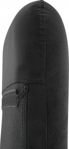 Beliani Fotel bujany welurowy czarny ELLAN 7