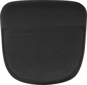 Beliani Fotel bujany welurowy czarny ELLAN 8