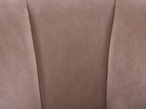 Beliani Fotel welurowy beżowy ALBY 7