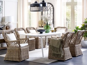 Beliani Zestaw 2 foteli ogrodowych MAROS 4