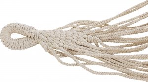 Beliani Hamak ogrodowy bawełniany beżowy ROCCA 3