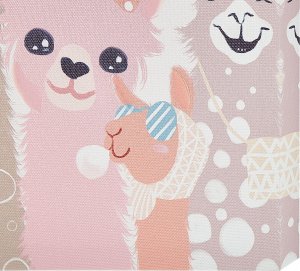 Beliani Zestaw 3 obrazów na płótnie zwierzęta 30 x 30 cm kolorowy TILLIA 7