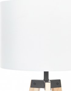 Lampa podłogowa Beliani Lampa podłogowa biała BLUFF 4