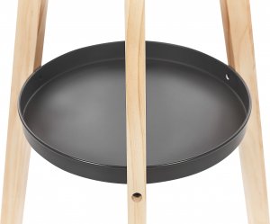 Lampa podłogowa Beliani Lampa podłogowa biała BLUFF 7