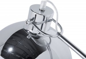 Lampa podłogowa Beliani Lampa podłogowa metalowa srebrna DINTEL 7