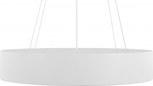 Lampa wisząca Beliani Lampa wisząca LED metalowa biała BALILI 4