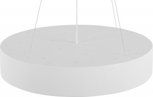 Lampa wisząca Beliani Lampa wisząca LED metalowa biała BALILI 5