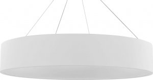 Lampa wisząca Beliani Lampa wisząca LED metalowa biała LENYA 1