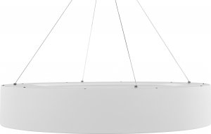 Lampa wisząca Beliani Lampa wisząca LED metalowa biała LENYA 5