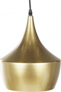 Lampa wisząca Beliani Lampa wisząca metalowa złota FRASER 1