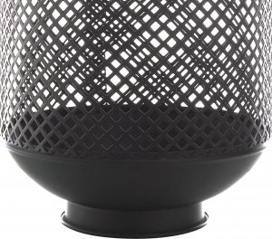 Beliani Lampion metalowy czarny CORON 6