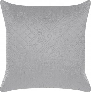 Beliani Komplet narzuta z poduszkami tłoczony 160 x 220 cm szary ALAMUT 7