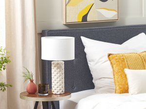 Lampa stołowa Beliani Lampa stołowa ceramiczna beżowa BALONNE 3