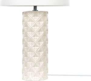 Lampa stołowa Beliani Lampa stołowa ceramiczna beżowa BALONNE 5