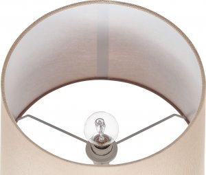 Lampa stołowa Beliani Lampa stołowa ceramiczna brązowa WARI 6