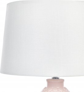 Lampa stołowa Beliani Lampa stołowa ceramiczna różowa ZARIMA 4