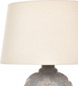 Lampa stołowa Beliani Lampa stołowa ceramiczna szaro-beżowa FERREY 4