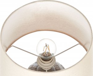 Lampa stołowa Beliani Lampa stołowa ceramiczna szaro-beżowa FERREY 6