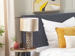 Lampa stołowa Beliani Lampa stołowa ceramiczna złota SANKURU 3