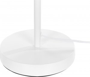 Lampa stołowa Beliani Lampa stołowa metalowa biała SENETTE 6