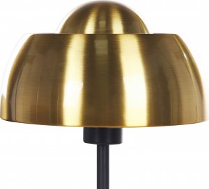 Lampa stołowa Beliani Lampa stołowa metalowa złota z czarnym SENETTE 4