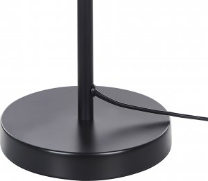 Lampa stołowa Beliani Lampa stołowa metalowa złota z czarnym SENETTE 6