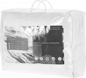 Beliani Kołdra puchowa bardzo ciepła 135 x 200 cm HARAMOSH 5