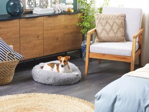 Beliani Legowisko 60 x 60 cm jasnoszare KULU 2