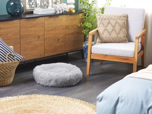 Beliani Legowisko 60 x 60 cm jasnoszare KULU 3