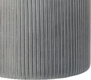 Beliani Zestaw 2 welurowych pufów ze schowkiem jasnoszary CAMDENTON 5