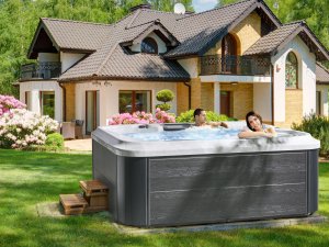 SPA ogrodowe Beliani Arcelia (biała) 180 cm x 80 cm (320278 Bel) 3