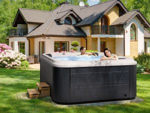 SPA ogrodowe Beliani Tularosa (biała) 210 cm x 90 cm 3