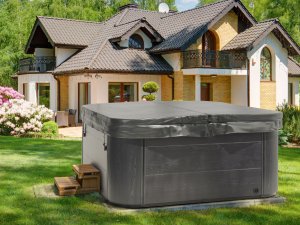 SPA ogrodowe Beliani Tularosa (biała) 210 cm x 90 cm 4