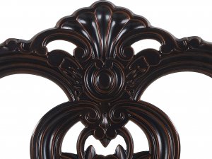 Beliani Zestaw mebli balkonowych metalowy brązowy BOVINO 6