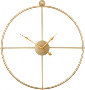Beliani Zegar ścienny 50 cm złoty ZUCHWIL 1