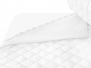 Beliani Ochraniacz na materac bawełniany 160 x 200 cm PUMORI 7