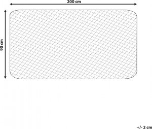Beliani Ochraniacz na materac 90 x 200 cm PUMORI 8