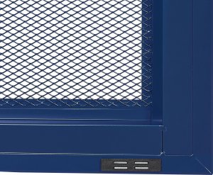 Beliani Szafka dwudrzwiowa metalowa ciemnoniebieski WAKATIPU 6