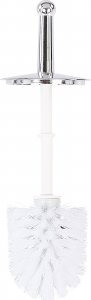 Beliani Stojak na papier i szczotkę toaletową srebrny SOACHA 5
