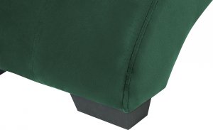 Beliani Szezlong welurowy z głośnikiem Bluetooth i portem USB zielony SIMORRE 7