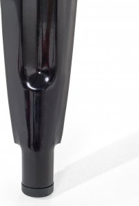 Beliani Zestaw 2 stołków barowych metalowych 60 cm czarny CABRILLO 7