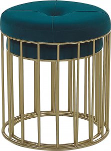 Beliani Zestaw 2 stołków niebieski LUBBOCK 3