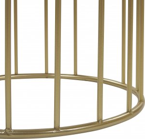 Beliani Zestaw 2 stołków niebieski LUBBOCK 5