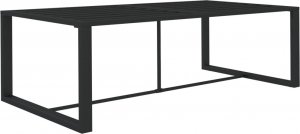 vidaXL vidaXL 7-cz. zestaw mebli ogrodowych, poduszki, aluminium, antracyt 4