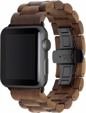 Woodcessories EcoStrap Apple Watch 42mm, orzech czarny (ECO146) 1