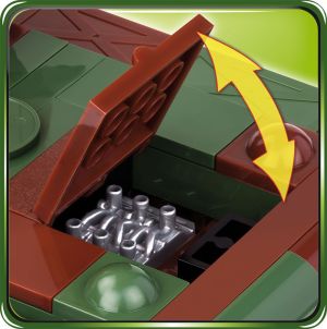 Cobi Mała Armia, Czołg KV-1 (2489) 13