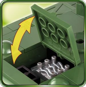 Cobi Mała Armia, Czołg KV-2 (2490) 11